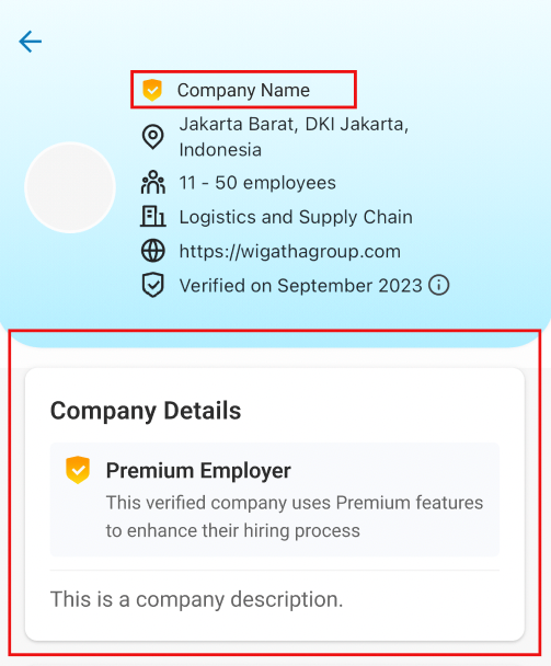 Definition of the "Premium Employer" in the Glints app Glints Help Center