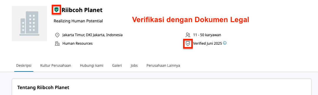 [ID] Green Badge on Company Profile Page.png