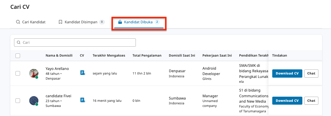 [ID] Emp Web - Unlocked Candidates Section on CV Finder.png