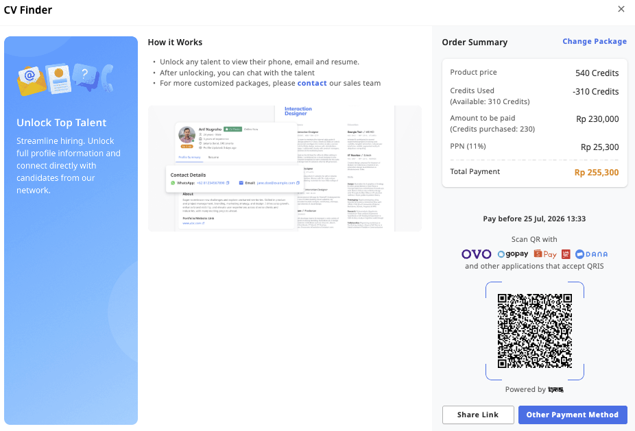 [EN] Emp Web - 2026 Q3 CV Finder UI Insufficient Price Paywall Page.png